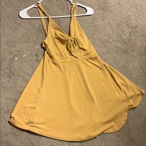 Small Yellow Romper Dress